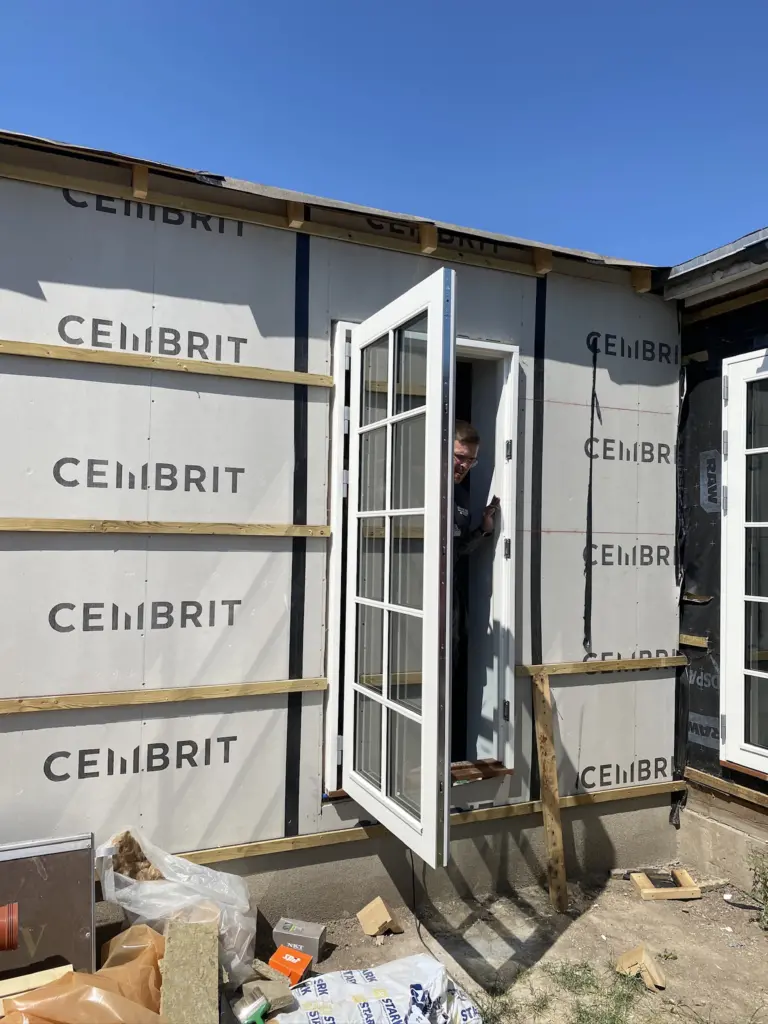 Nye døre og vinduer i Gentofte